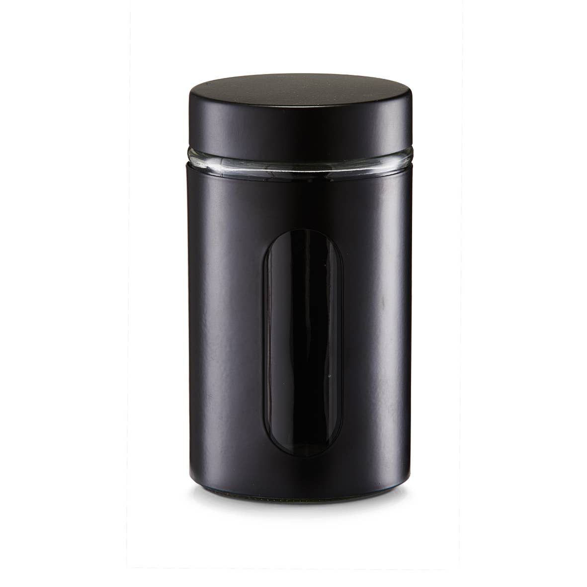 Storage jar, 900 ml, black for wholesale on Faire