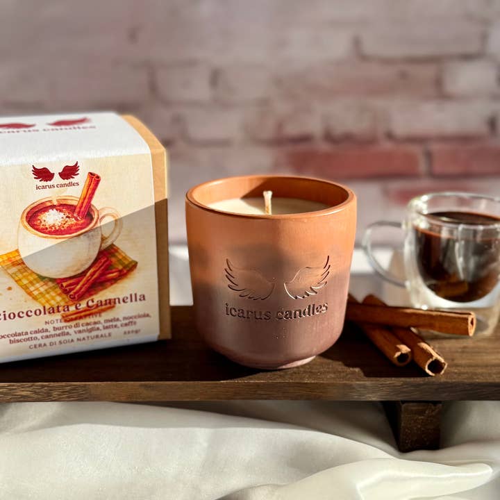 Icarus Candles - Wholesale Jar/Filled Candle - Candela - Chocolate and Cinnamon3