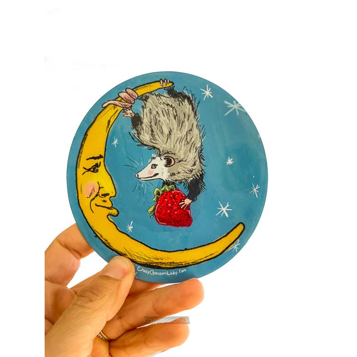 Magnet : The Offering Opossum Possum Large Fridge Magnet for wholesale by The Crazy Opossum Lady