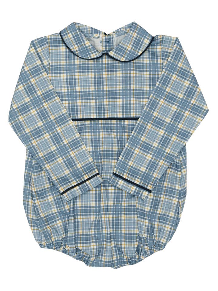 Bayard Bubble in Marta Plaid for wholesale by Sun House Children's