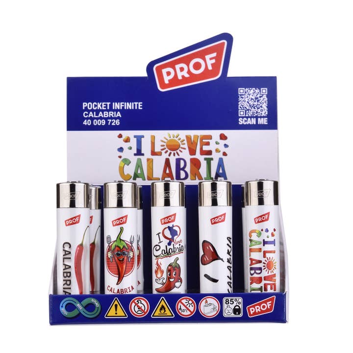 PROF - Wholesale Lighter - Calabria Round Lighters x251