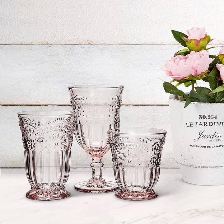 Abbott – wholesale Wine glass – Flower Pedestal Glassware12