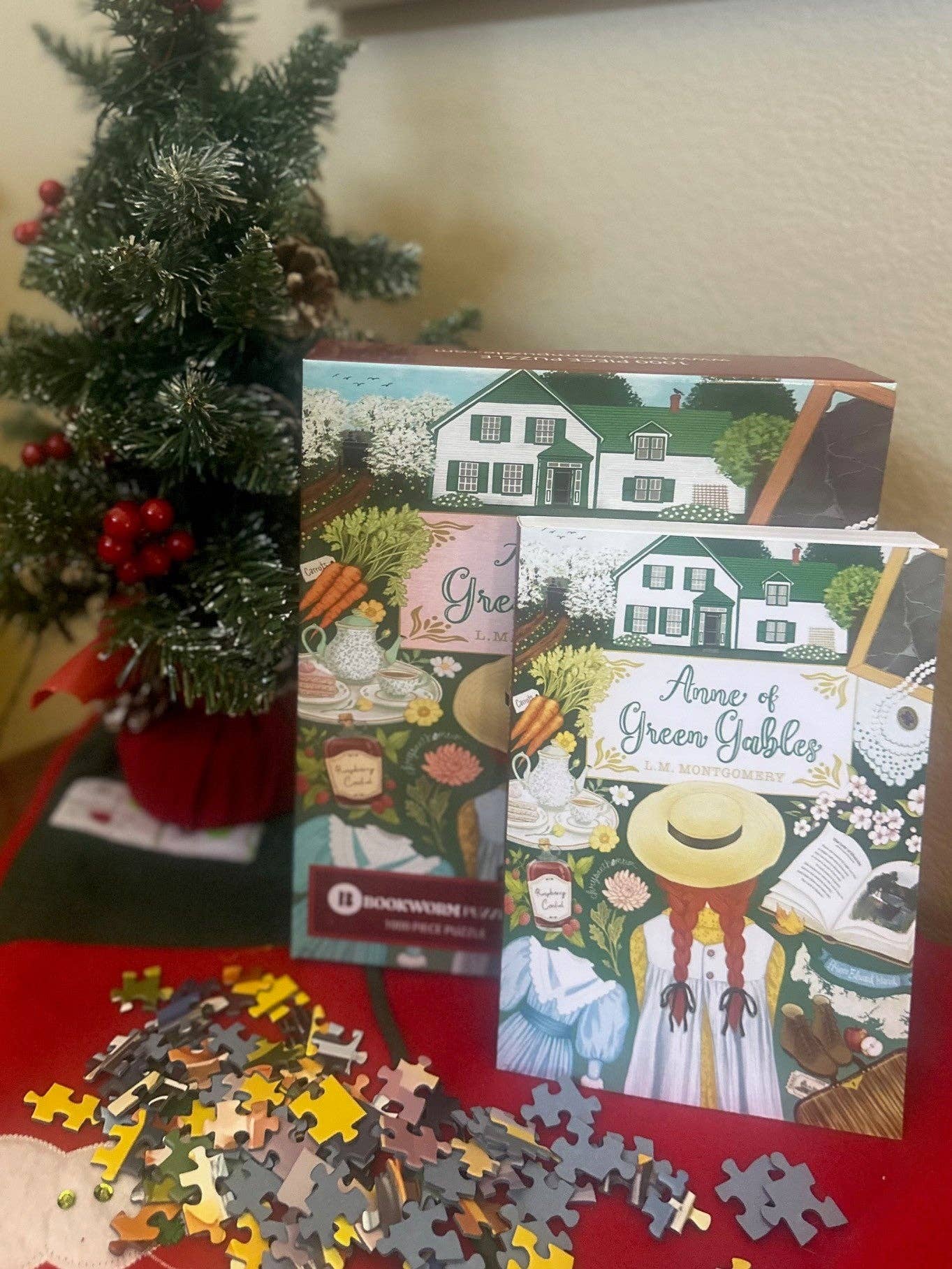 Bookworm Puzzle - Wholesale Puzzle - Adult - ANNE OF GREEN GABLES - 1000 PIECE Puzzle & Book Set5