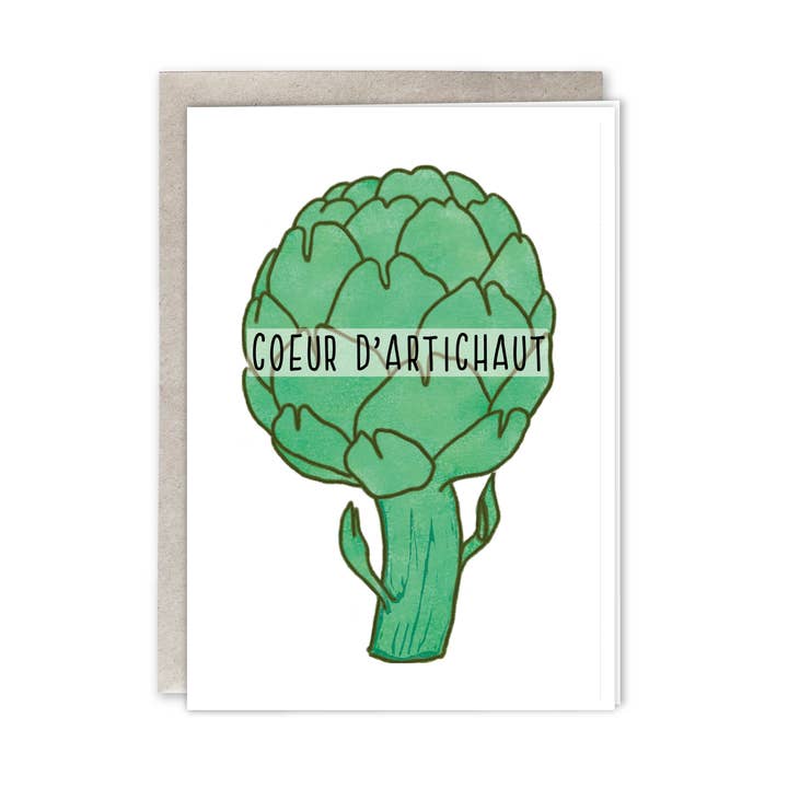 Cœur d'artichaut card pour la vente par Kraftille