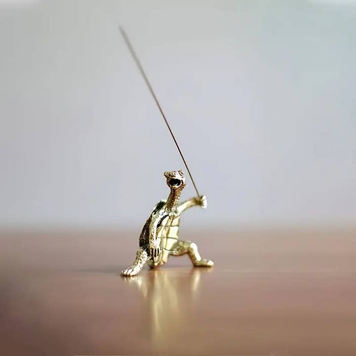 Magnifique Hearts - Wholesale Incense Holder - Kung Fu Turtle Incense Holder Bronze/Copper Unique Piece