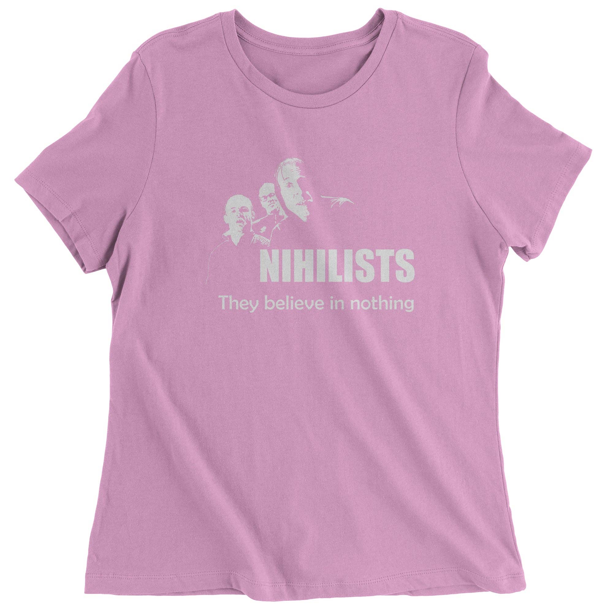 Ferocitees - Wholesale Screen Printed T-Shirt - Women's - Nihilists Lebowski Women's T-Shirt4