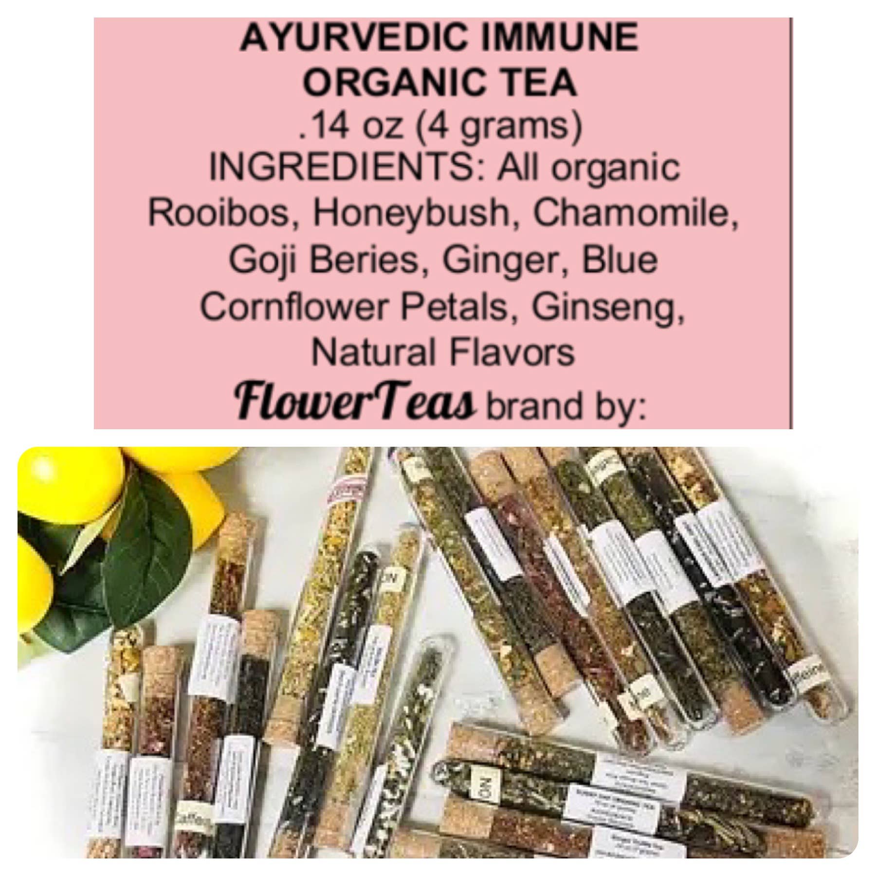 FlowerTeas - Venta al por mayor Tés a granel - Té suelto y mezclas de Matcha en tubos de ensayo26