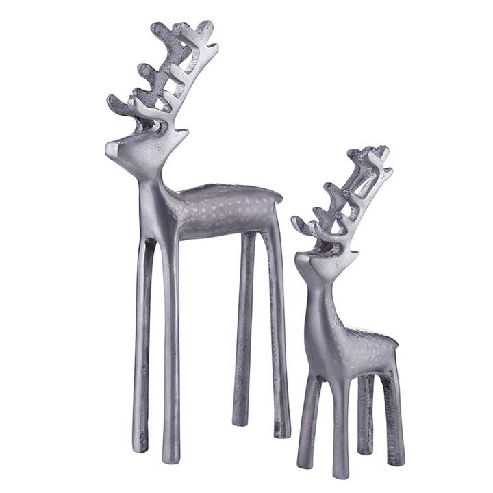 Face to Face Silver Deer - Set of 2 for wholesale by Santa Barbara Design Studio by Creative Brands