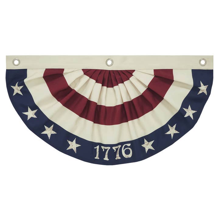 VHC Brands - Wholesale Flag - My Country 1776 USA Bunting Flag 12x241