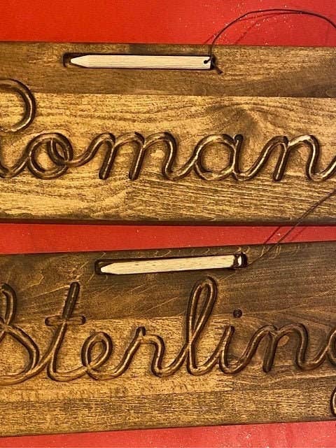 Op maat gemaakt naam traceerbord voor kinderen voor wholesale door Woodinout