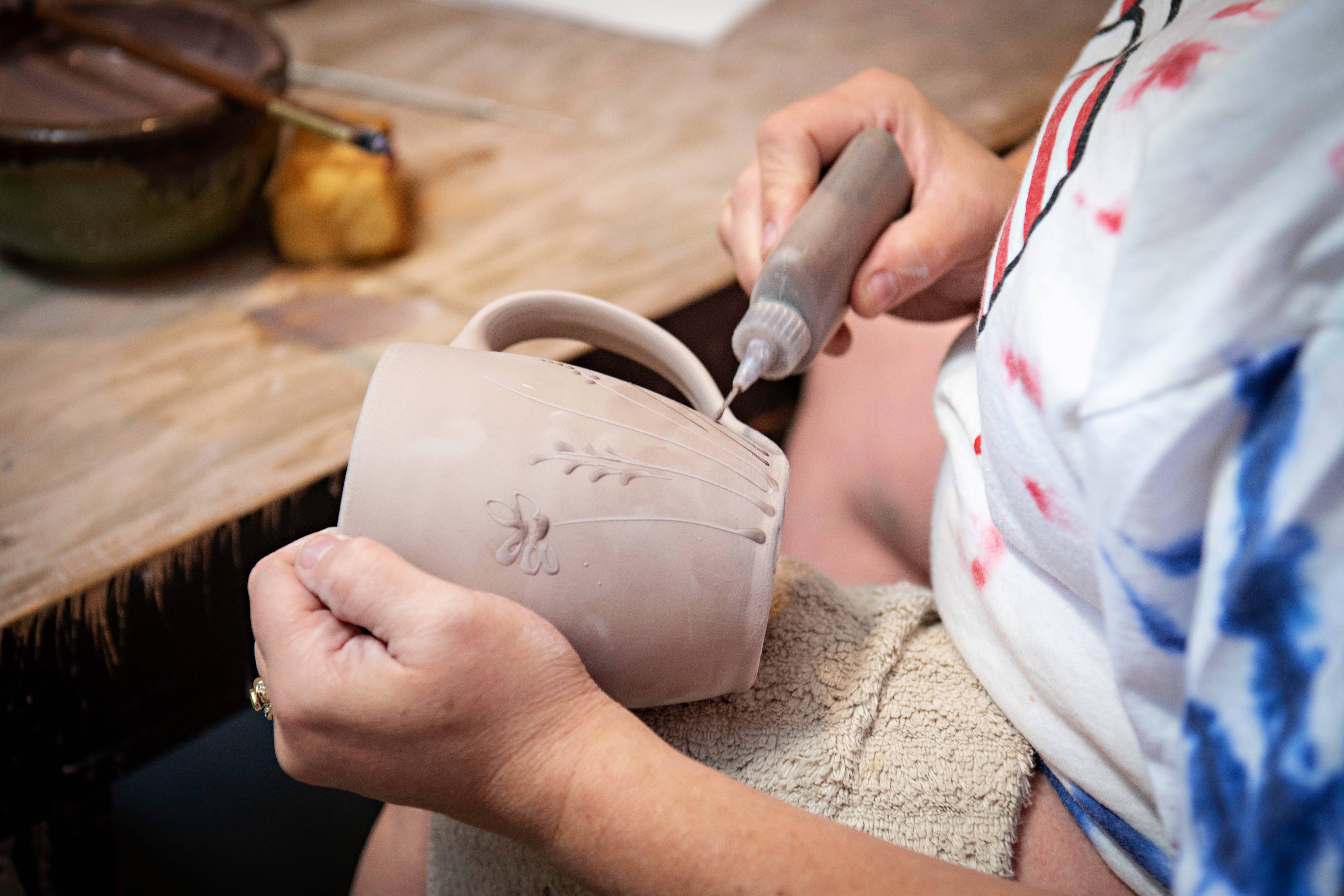 Rowe Pottery - Venta al por mayor Taza - Taza de café - Flor silvestre5