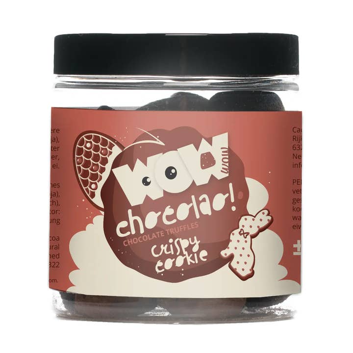 Cookies - Easter chocolate truffles - Gifting jar 130g for wholesale by WOW Chocolao!