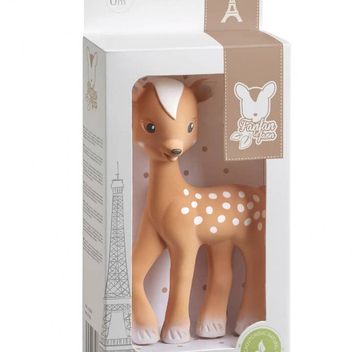 Sophie la girafe UK – wholesale Teether (not clip-on) – Baby – Fanfan The Fawn - Teether Natural Rubber0