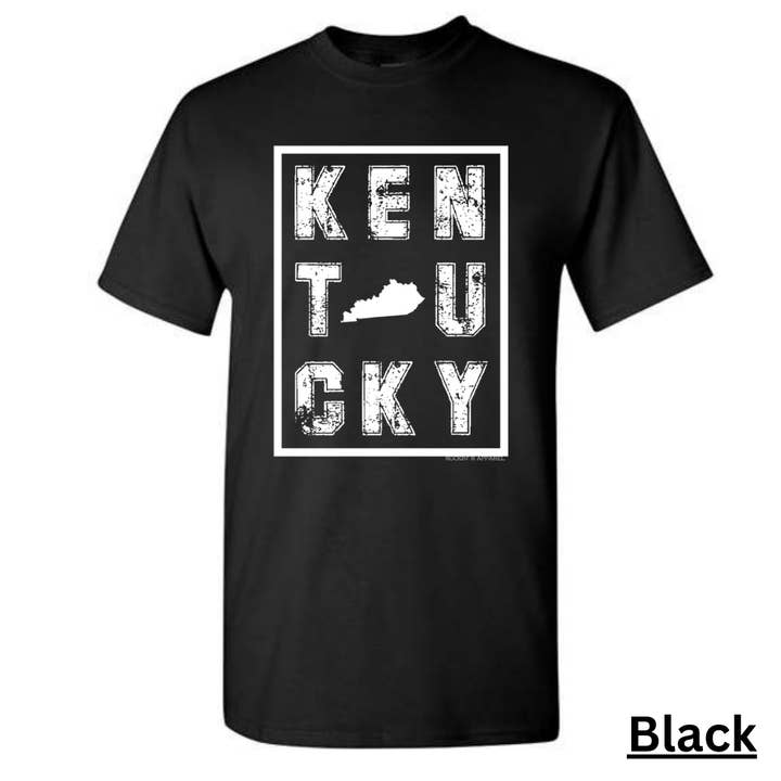 Kentucky in a box Kid Youth T Shirt for wholesale by Rockin R Apparel
