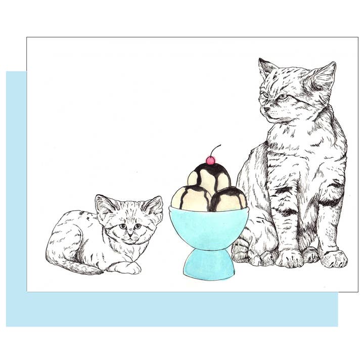 Tarjeta Sand Cats para venta al por mayor de Erin A. Ellis