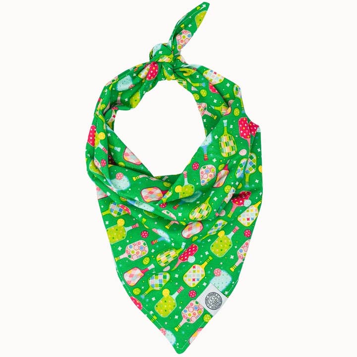 Pickles Dog Bandana | Pickleball Summer Sports Pet Accessory for wholesale by Camp Hound