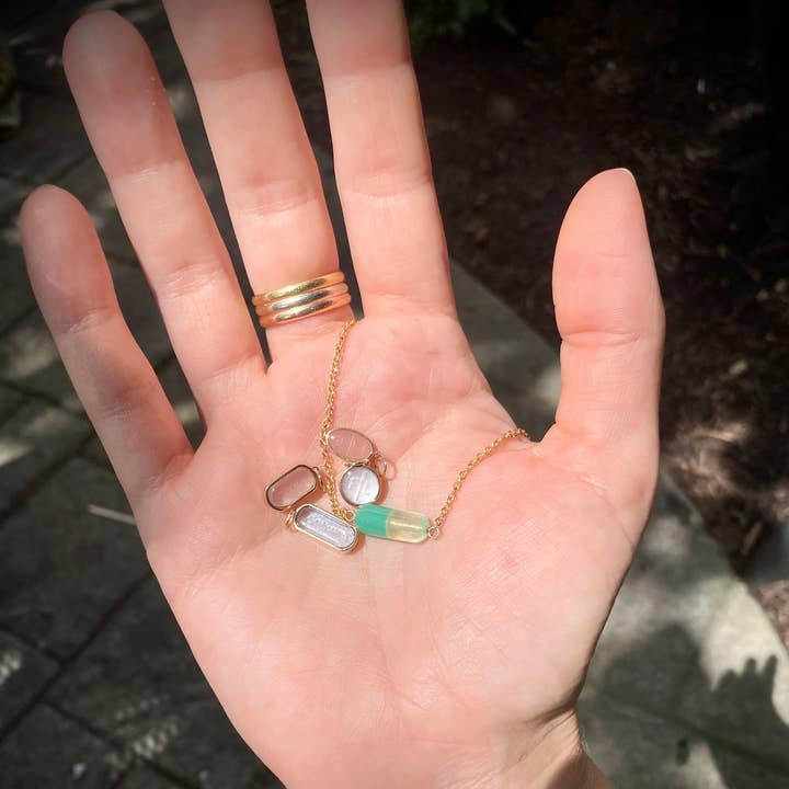 Mad Fine - Wholesale Pendant/Charm Necklace - Stationary Prozac3