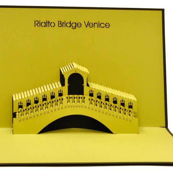 Henry Pop Up Cards - Wholesale Everyday greeting card - Riato Bridge Venice