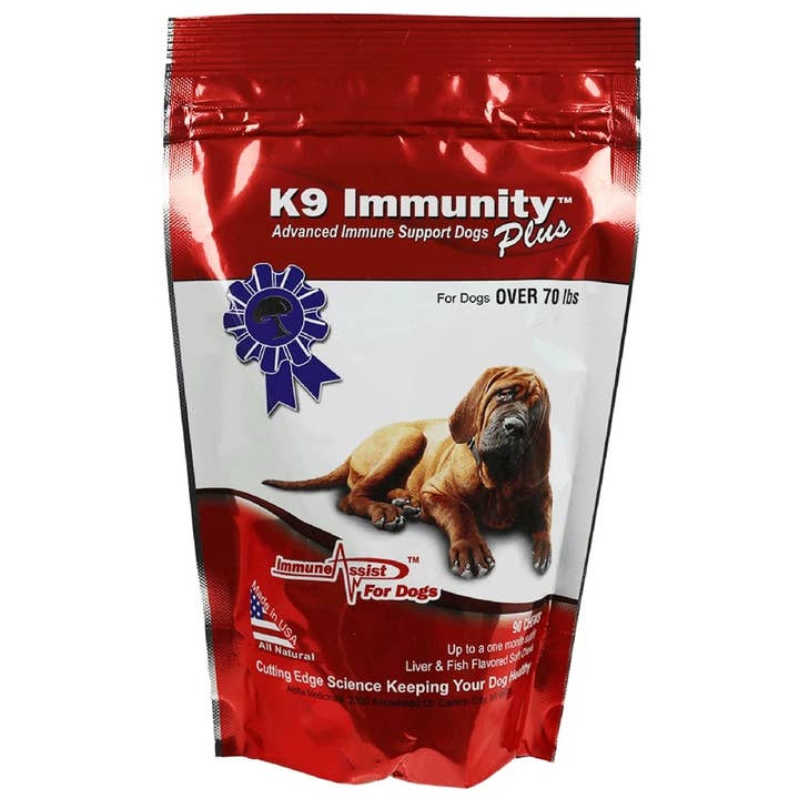ALOHA MEDICINALS K9 Immunitet Plus™ Tugga för hundar Over70 Ibs för wholesale av Katie's Pet Products