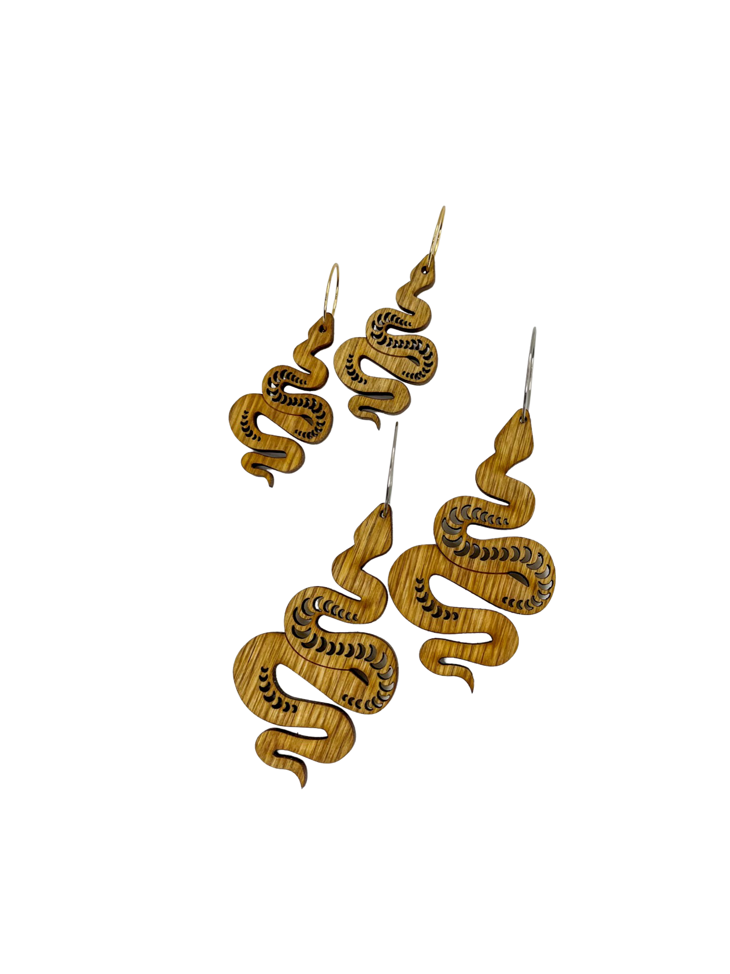 lovelevel – wholesale Dangle earrings – Natural Wood Earrings | SNAKES0