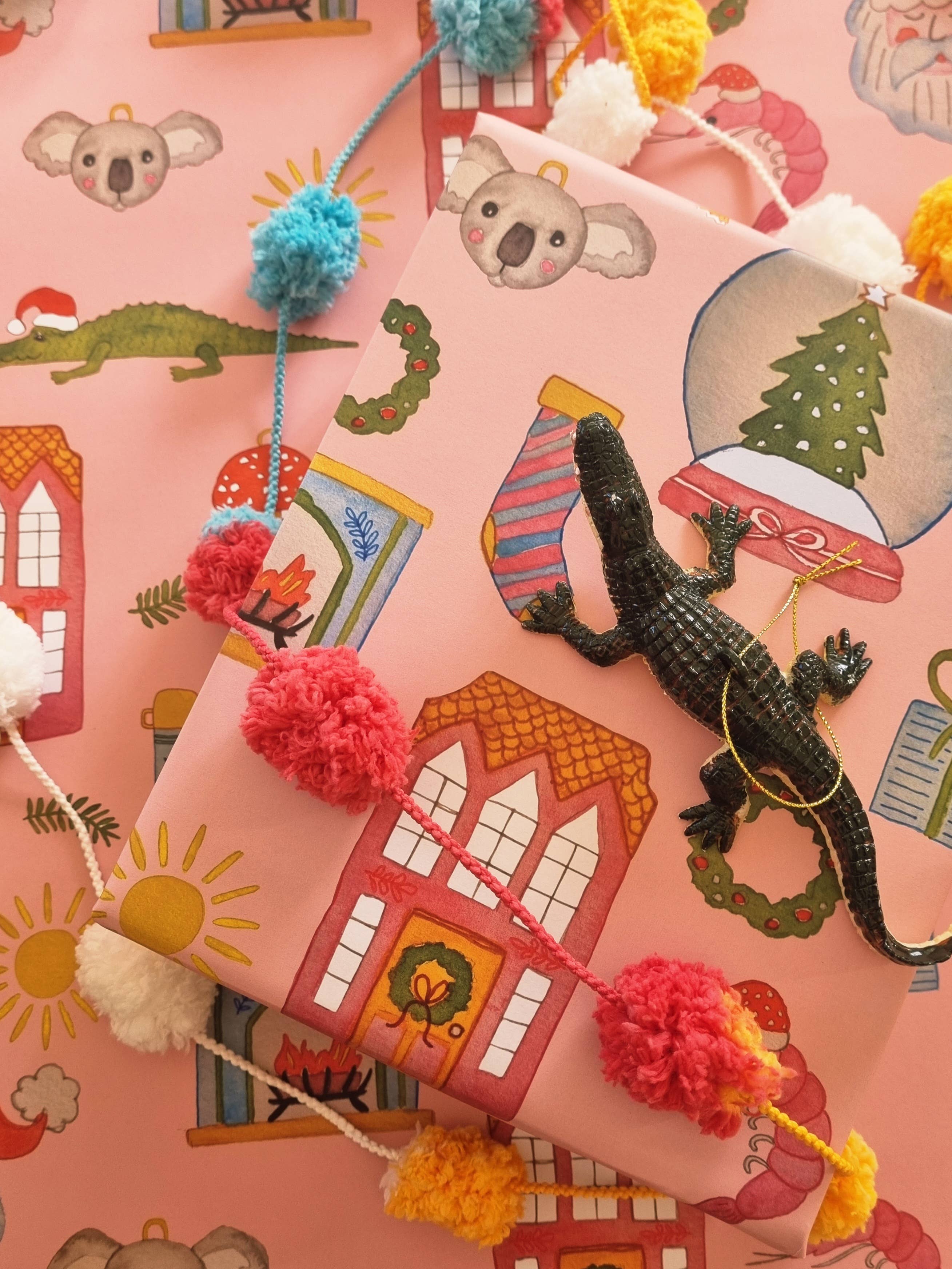 Bosa Art Co - Wholesale Flat wrap - Wrapping Paper / Joyful Christmas3