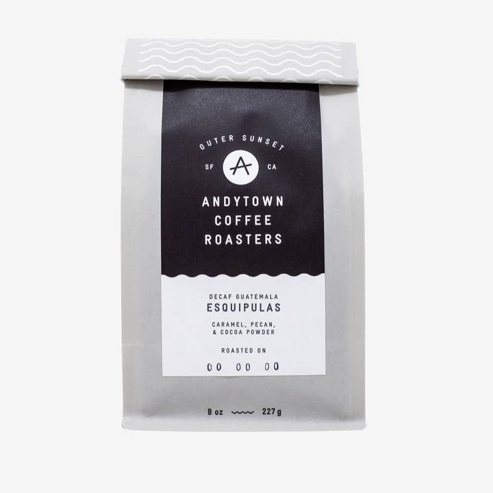 Decaf Guatemala Esquipulas 8oz Retail Bags for wholesale by Andytown Coffee Roasters