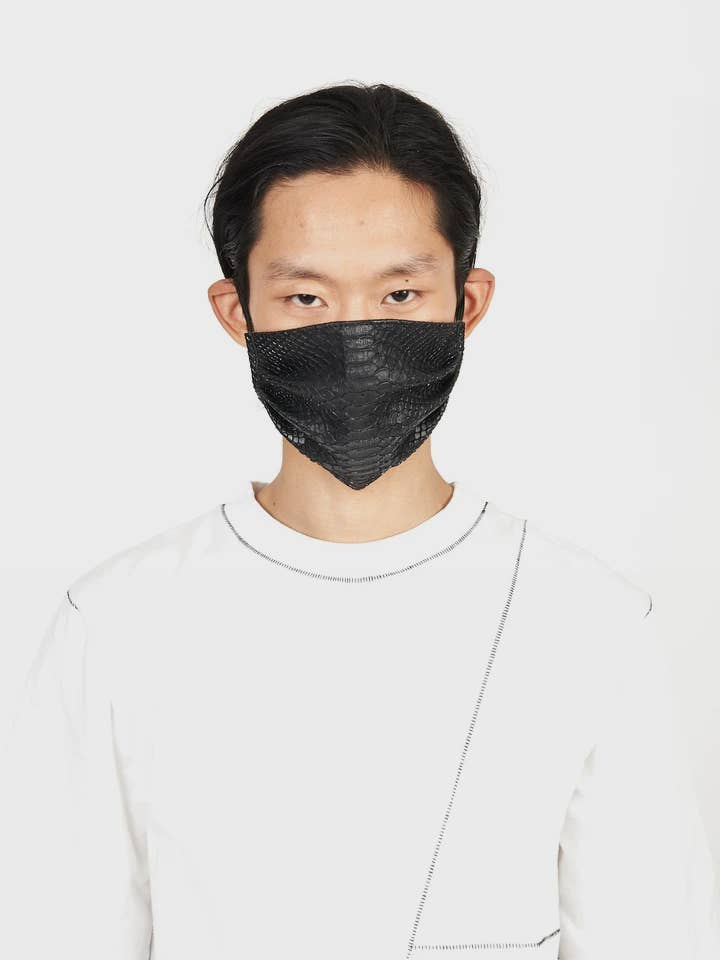 MASQUE FACIAL EN PYTHON VÉGÉTALIEN pour la vente par AKINGS