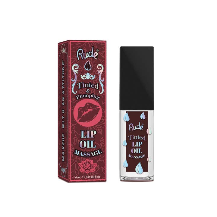 Rude Cosmetics - Wholesale Lip Gloss - Lip Oil Massage Tinted & Plumping Lip Oil