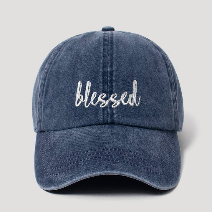 David And Young - Wholesale Baseball Cap - Women's - Blessed Embroidery Baseball Caps3