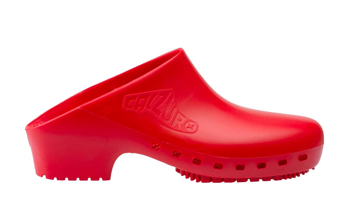 Calzuro - Wholesale Clogs - Women's - Calzuro Classic Clog Without Holes - Red