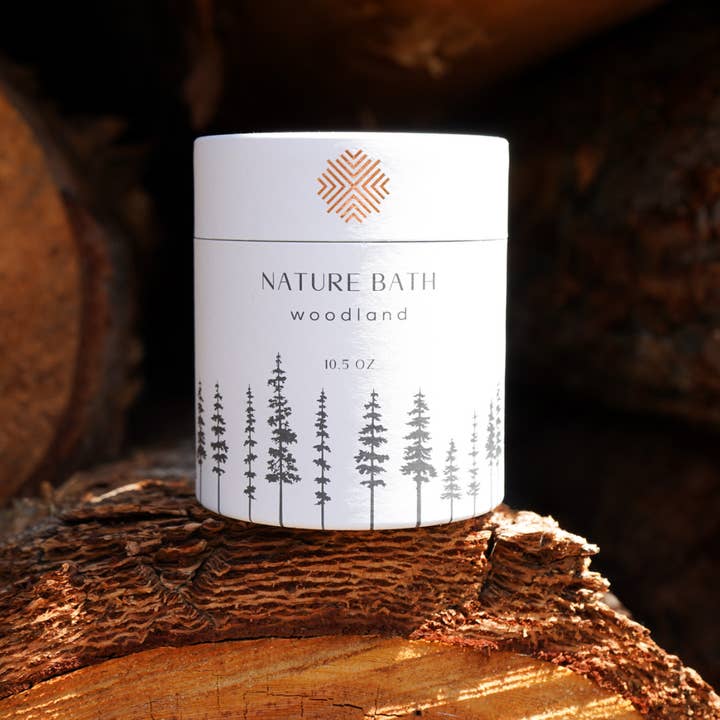 Ethics Supply Co. - Wholesale Jar/Filled Candle - Nature Bath Woodland Candle