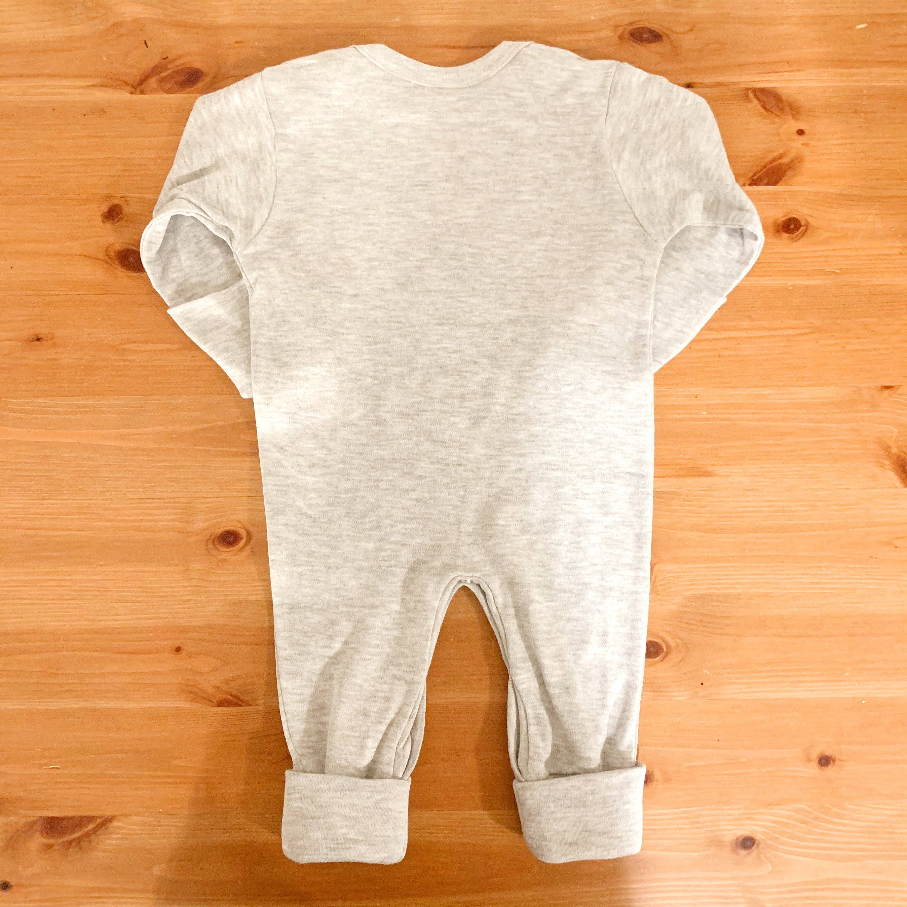 Baby Grey Romper - Adventure for wholesale on Faire5