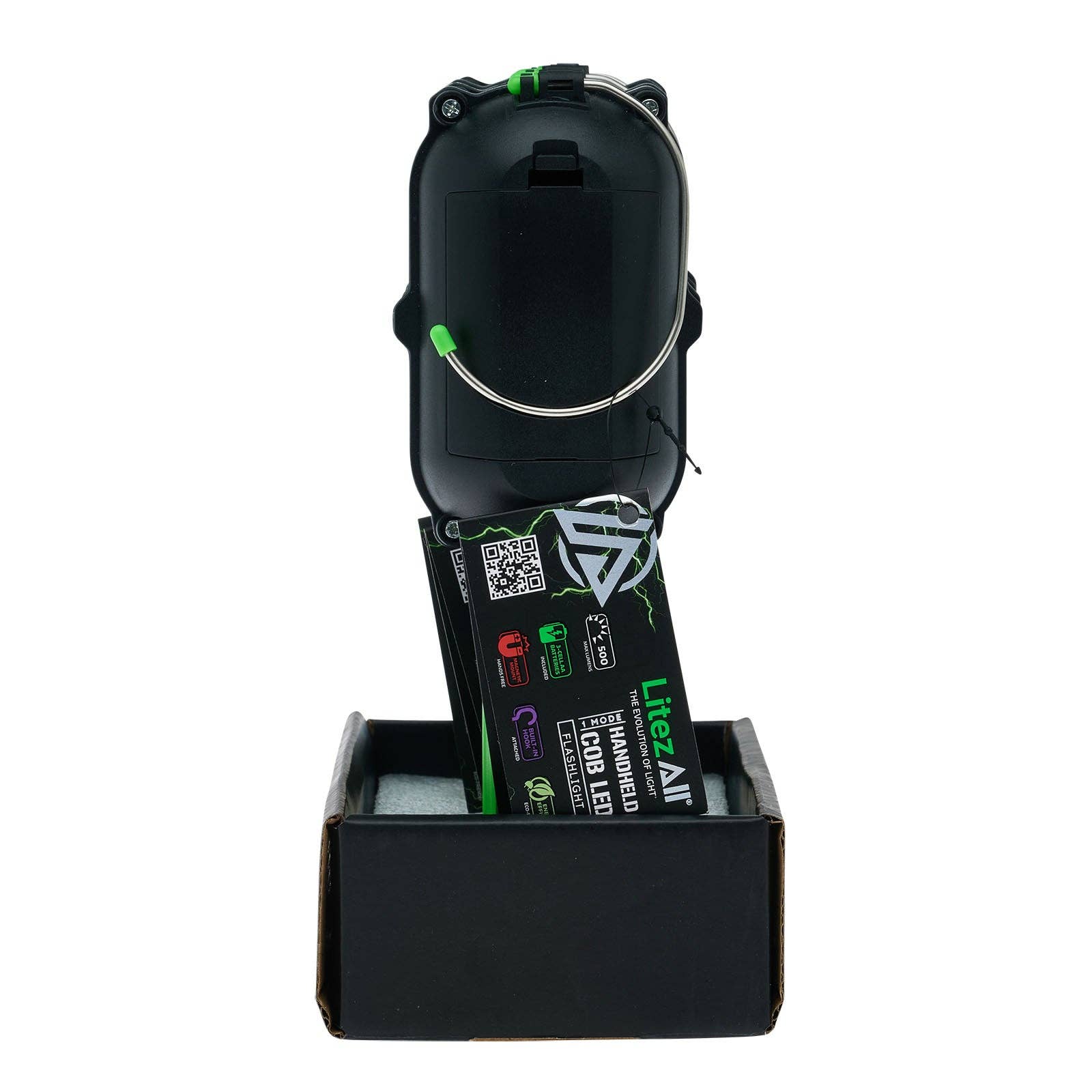 LitezAll - Wholesale Handheld Flashlight - LitezAll LED Classic Style Hand Light with Hook and Magnet22