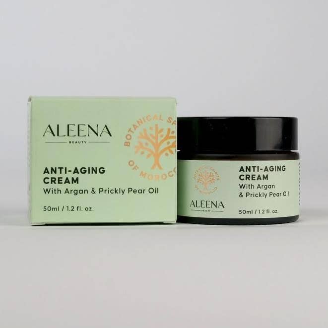 Creme anti-idade com óleo de argan e de figo-da-índia por atacado de Nordic Breeze Beauty