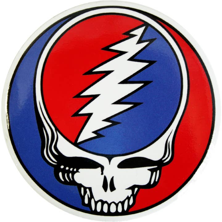 Magnet - Grateful Dead - 3" Steal Your Face for wholesale by Square Deal Recordings & Supplies