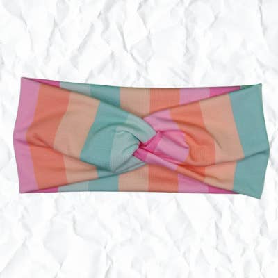 Rayures Sherbet pour la vente par Fitness Fox Headbands