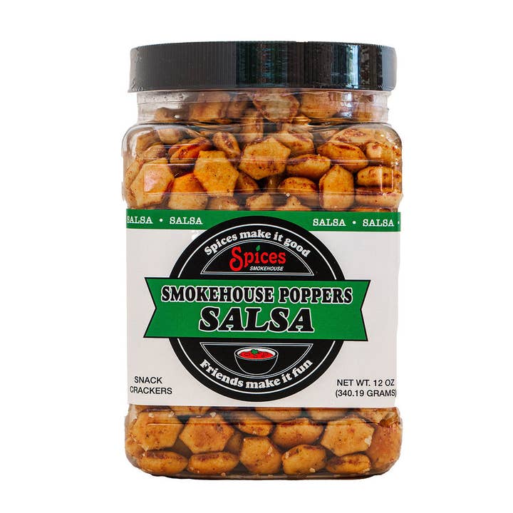 Smokehouse Crackers - Wholesale Crackers - Smokehouse Poppers 3ct "Tester" 12 oz Jars7