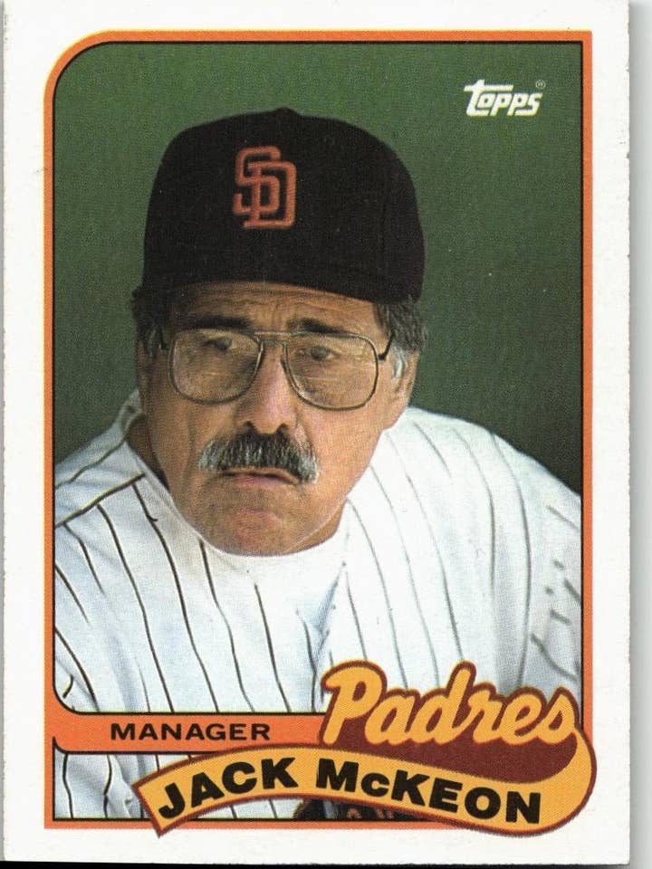 1989 Topps #624 Jack McKeon for wholesale by Chronic Cards