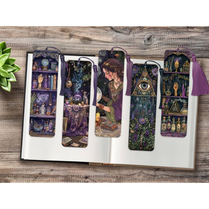 The Corner Shop - Wholesale Bookmark - Fortune Teller Metal Bookmarks