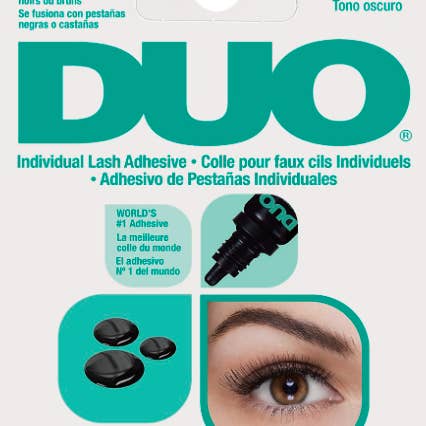 Majestic Wholesale - Wholesale Fake Lash Applicator - DUO Lash Adhesive, for False Individual Lashes Dark 6PK