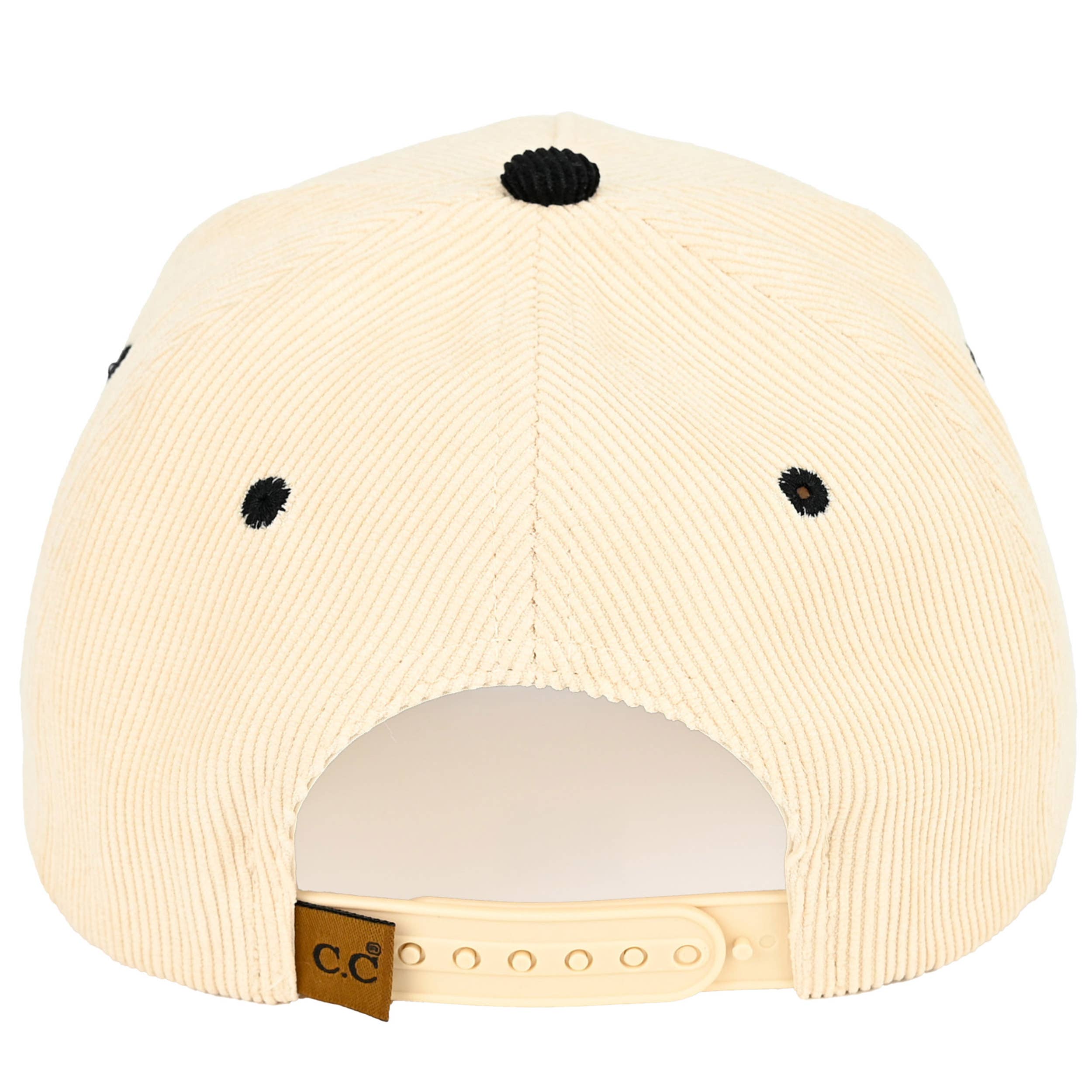 Hana - Wholesale Truckerpet - Dames - C.C MERRY Vetgedrukte Letter Corduroy Trucker Cap3