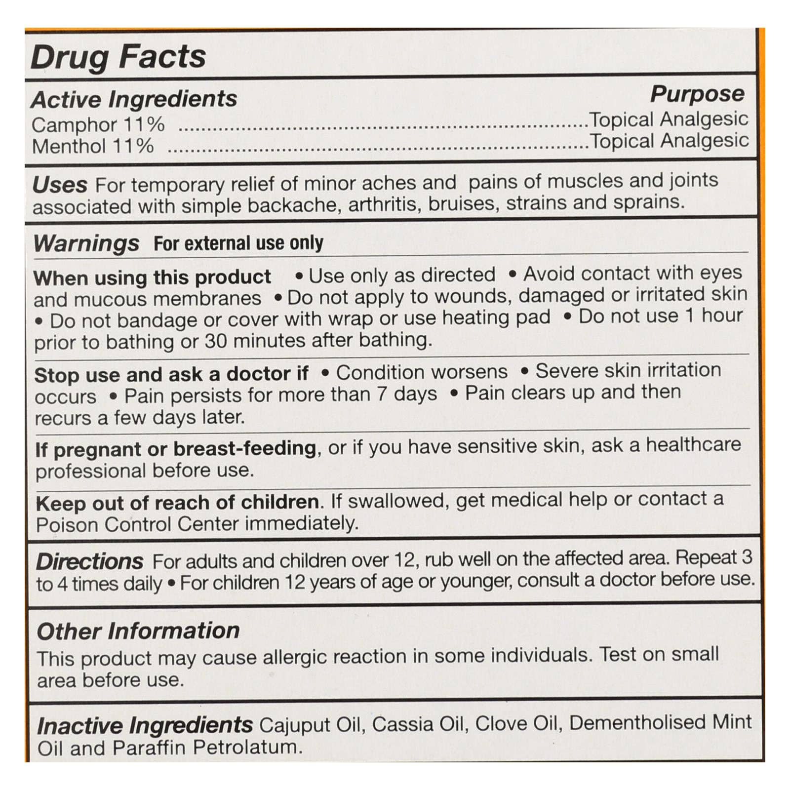 Ware Spark - Wholesale Healing Salve/Balm/Cream - Tiger Balm Pain Relief Ointment - 0.63 Oz - Case Of 61