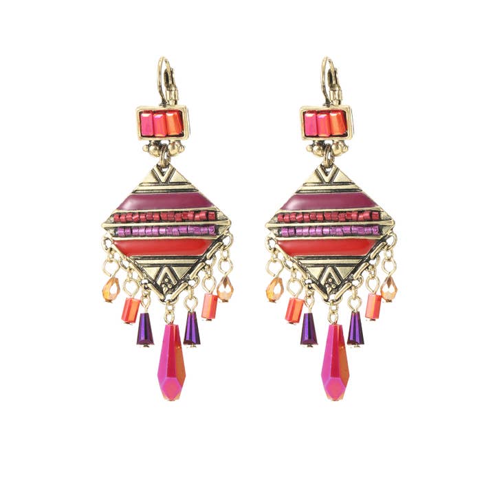 Blossom bijoux - Wholesale Dangle earrings - Sleeper Earrings 19AHBOL009