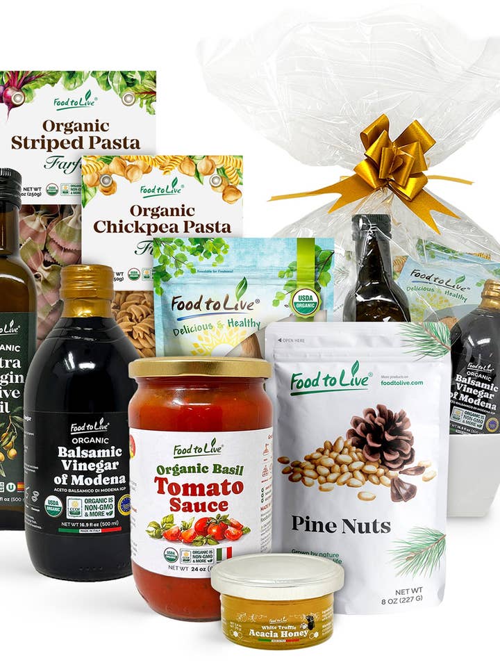 Cesto Regalo Gourmet Mediterraneo – di Food to Live per la vendita all'ingrosso da parte di Food To Live