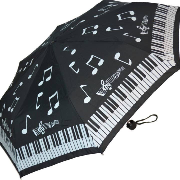 Piano Notes Folding Umbrella - CMNF for wholesale by Soake