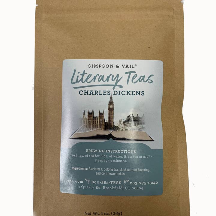 Charles Dickens' Black Tea Blend - 1 Ounce Packet for wholesale by Simpson & Vail
