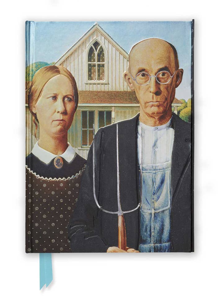 Grant Wood American Gothic Journal for wholesale by Texas Bookman