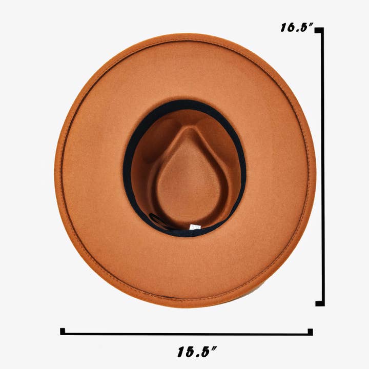 Collections by Fame Accessories - Wholesale Fedora – Women’s - Double Belt Strap Fedora Hat5