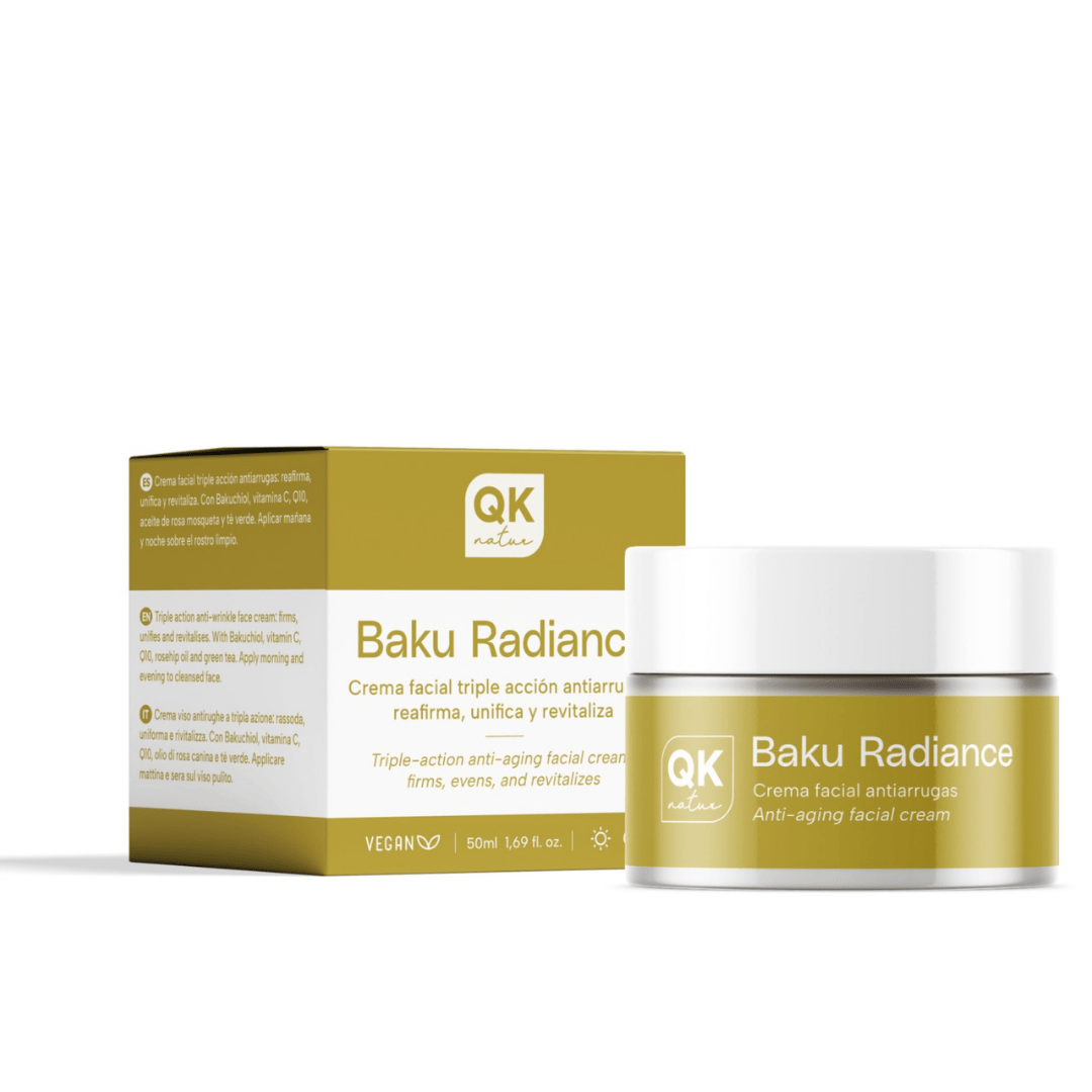 Qknatur - Wholesale Anti-Aging Moisturizer - Baku Radiance Anti-Wrinkle Facial Cream with Bakuchiol - 50 ml0