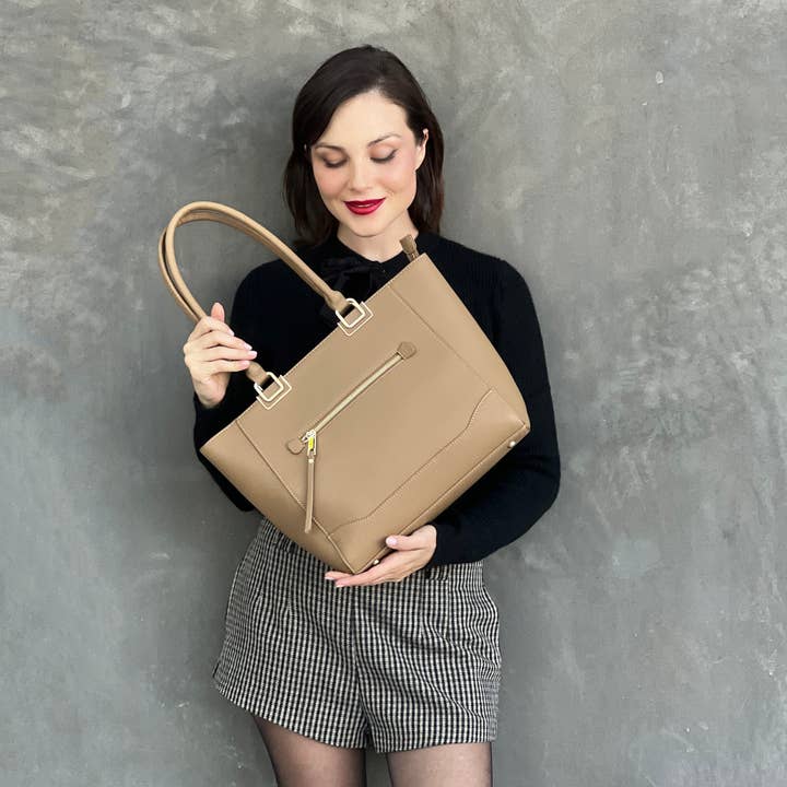 KAYLA+AVA - Wholesale Tote Bag - Women's - ANGELINA TOTE BAG WITH BUCKLE ON THE SIDE13